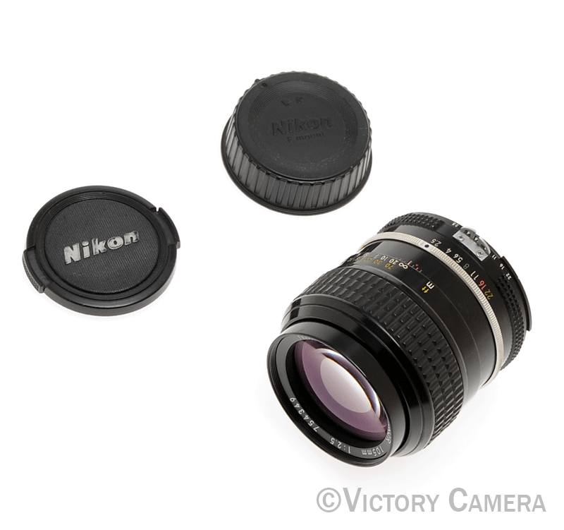 Nikon Nikkor 105mm f2.5 Photomic AI Portrait Prime Lens [EXC] - Victory Camera