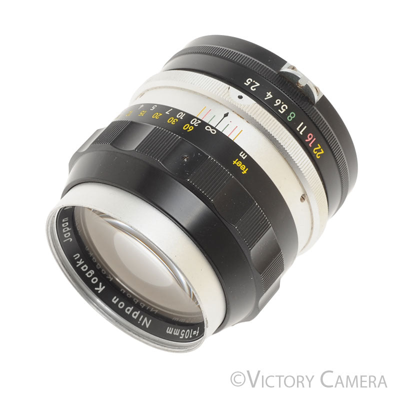 Nikon Nikkor-P 105mm f2.5 Photomic Non-AI Telephoto Prime Lens [EXC-] - Victory Camera