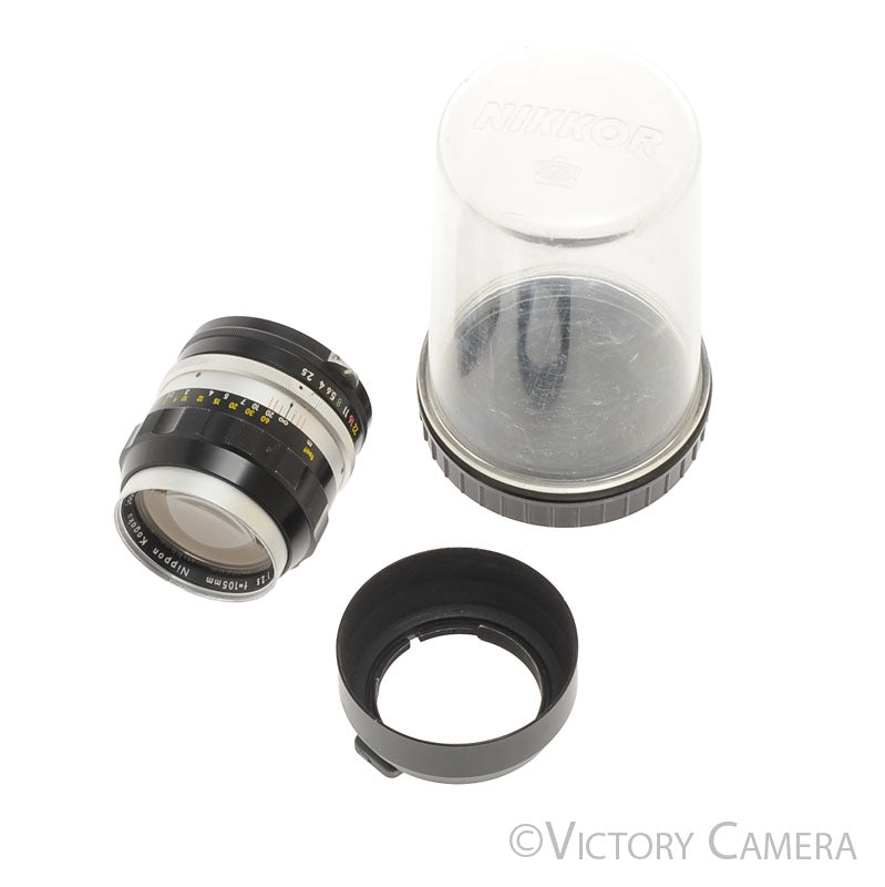 Nikon Nikkor-P 105mm f2.5 Photomic Non-AI Telephoto Prime Lens [EXC-] - Victory Camera
