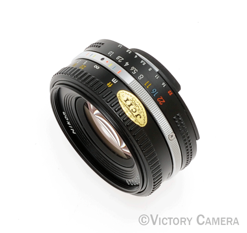 Nikon Nikkor 50mm f1.8 AI-S Pancake Lens  [EXC+] - Victory Camera