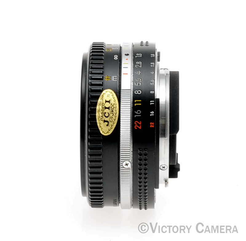 Nikon Nikkor 50mm f1.8 AI-S Pancake Lens  [EXC+] - Victory Camera