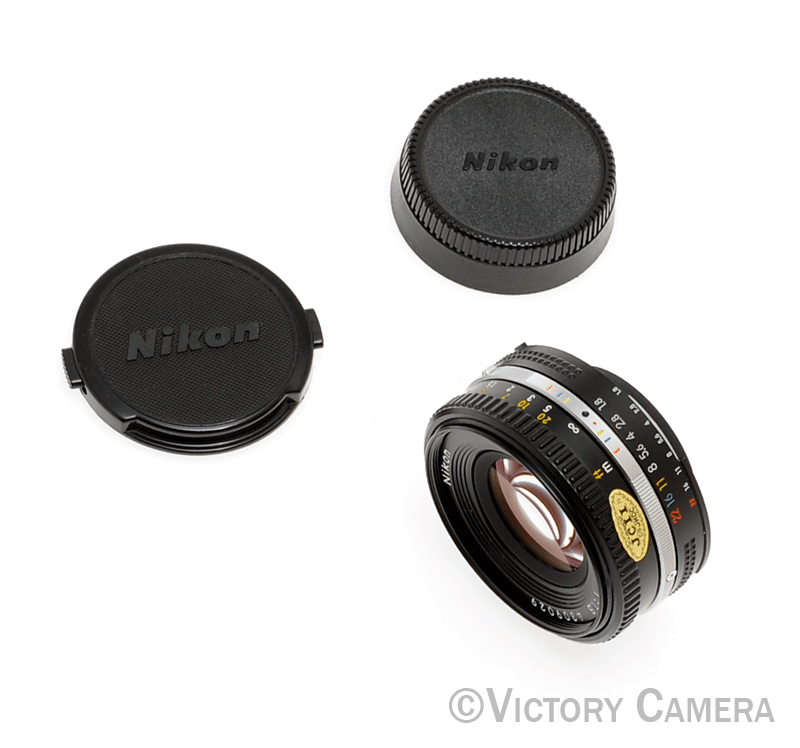 Nikon Nikkor 50mm f1.8 AI-S Pancake Lens  [EXC+] - Victory Camera