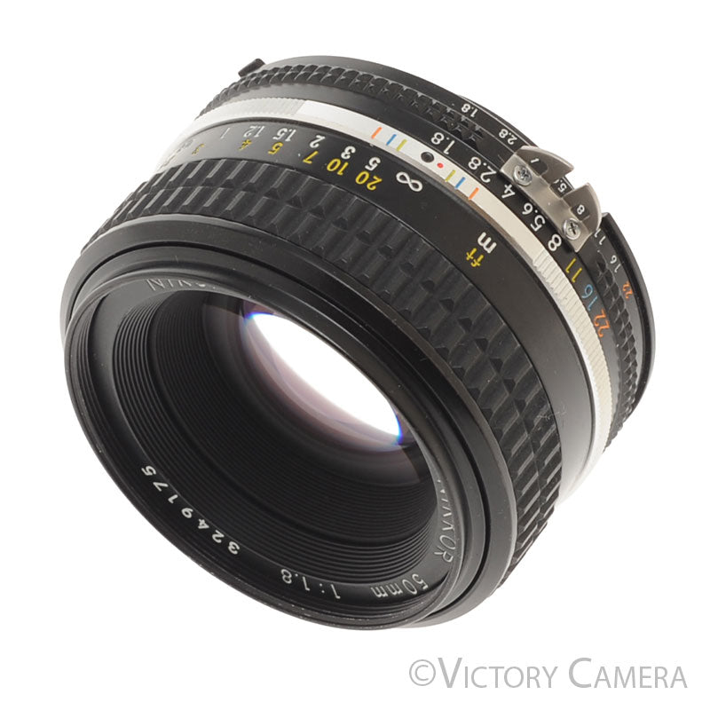 Nikon Nikkor 50mm F1.8 AI-S Manual Lens III (Long Version) [MINT-] - Victory Camera