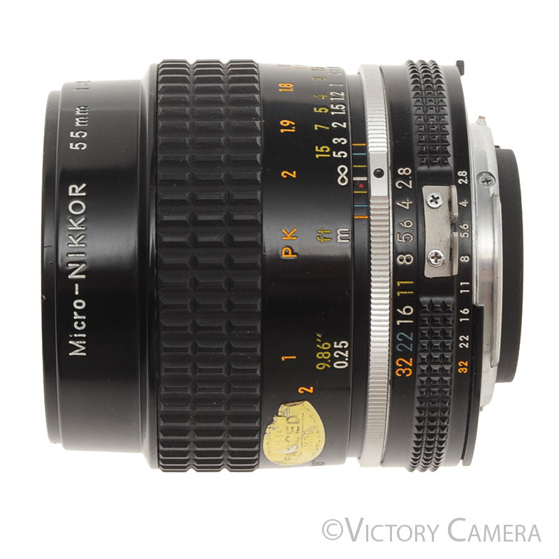 Nikon Micro-Nikkor 55mm f2.8 AI-s Man. Focus Lens -Smooth Focus- [EXC] - Victory Camera