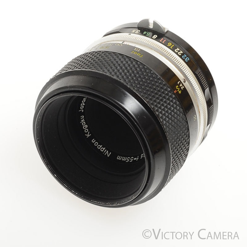 Nikon Micro-Nikkor 55mm f3.5 Non-AI Macro Lens [EXC+] - Victory Camera