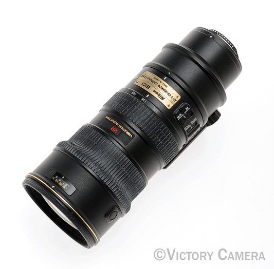 Nikon AF-S Nikkor 70-200mm f2.8 G ED VR Telephoto Zoom Lens  [EXC+] - Victory Camera
