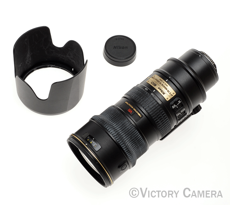 Nikon AF-S Nikkor 70-200mm f2.8 G ED VR Telephoto Zoom Lens  [EXC+] - Victory Camera
