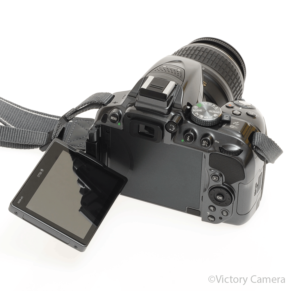 Nikon D5300 Grey 24.2MP Digital SLR Camera 18-55mm Zoom Lens [MINT-] - Victory Camera