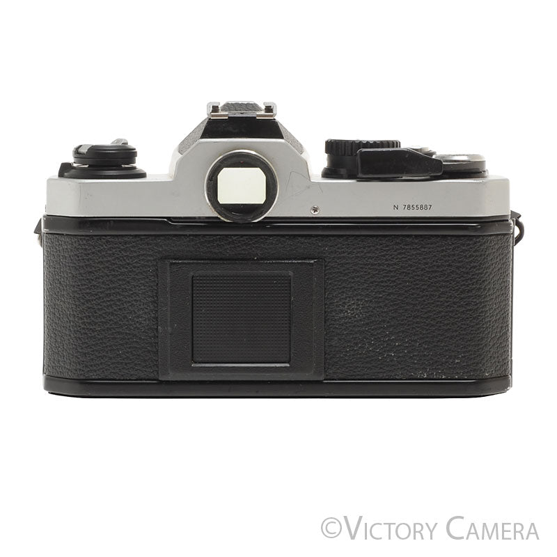 Nikon FM2-N FM2N Chrome Camera Body w/ 50mm f1.8 AI-s Lens -New Seals- [EXC-] - Victory Camera