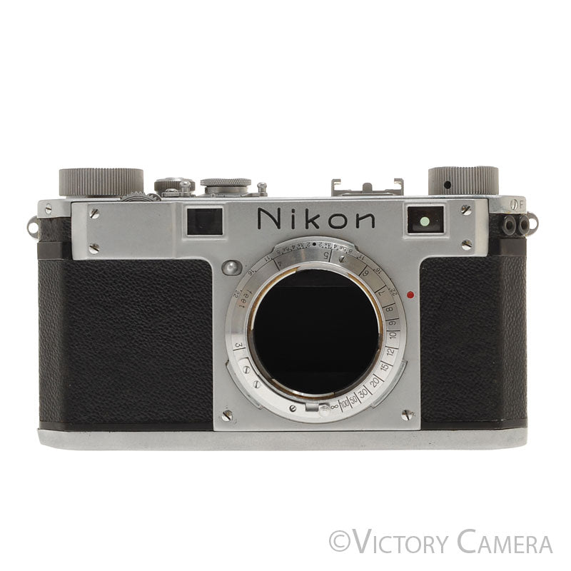 Nikon M Rangefinder Camera Body w/ Leather Case ~Rare [EXC-] - Victory Camera