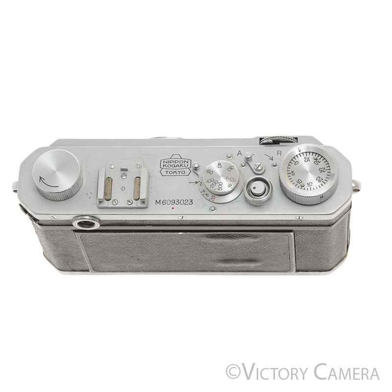 Nikon M Rangefinder Camera Body w/ Leather Case ~Rare [EXC-] - Victory Camera