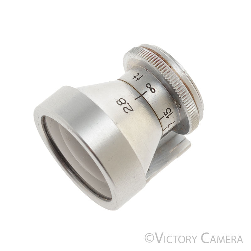 Nikon Rare Nippon Kogaku 28mm Chrome Finder for Rangefinder Camera [EXC+] - Victory Camera