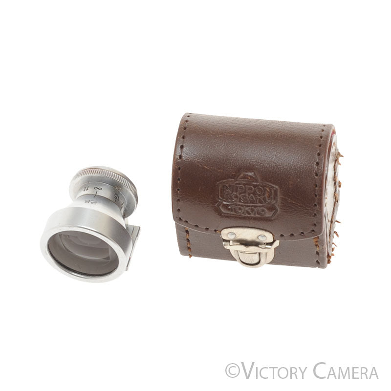 Nikon Rare Nippon Kogaku 28mm Chrome Finder for Rangefinder Camera [EXC+] - Victory Camera