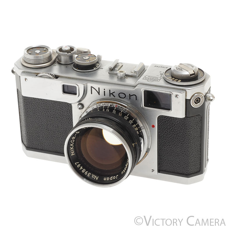 Nikon S2 Rangefinder Camera w/ Nikkor-S 5cm F1.4 Lens [EXC] - Victory Camera
