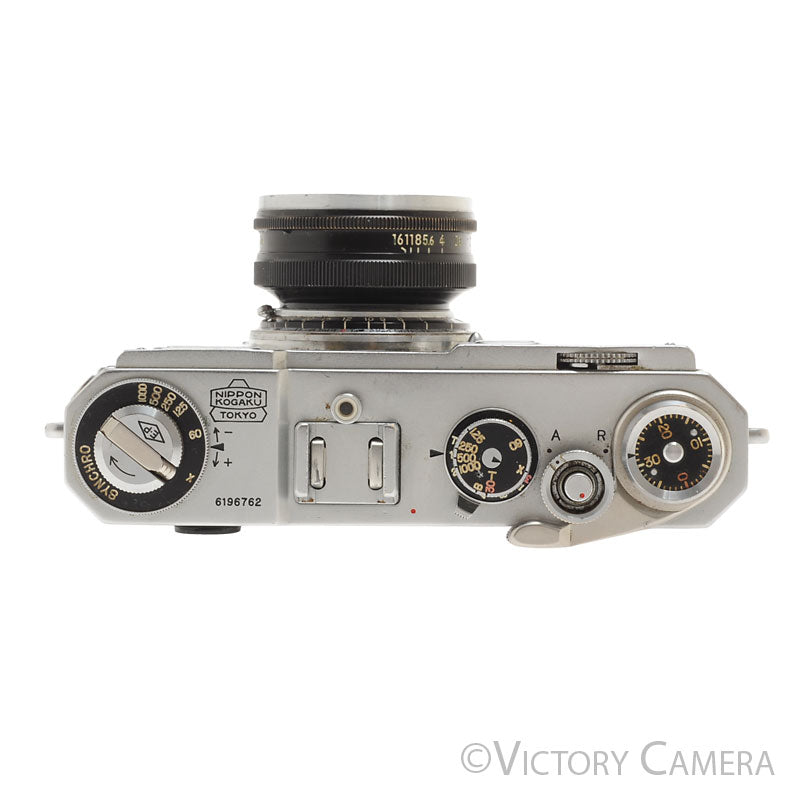 Nikon S2 Rangefinder Camera w/ Nikkor-S 5cm F1.4 Lens [EXC] - Victory Camera