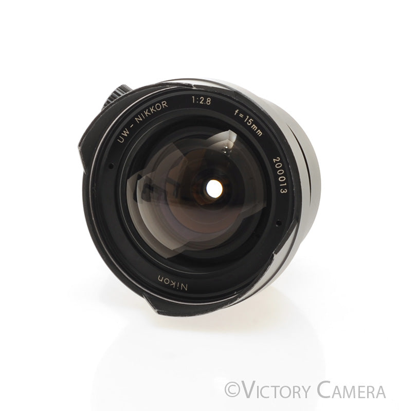 Nikon UW-Nikkor 15mm f2.8 Underwater Lens w/ Finder -Serial #13- [EXC] - Victory Camera