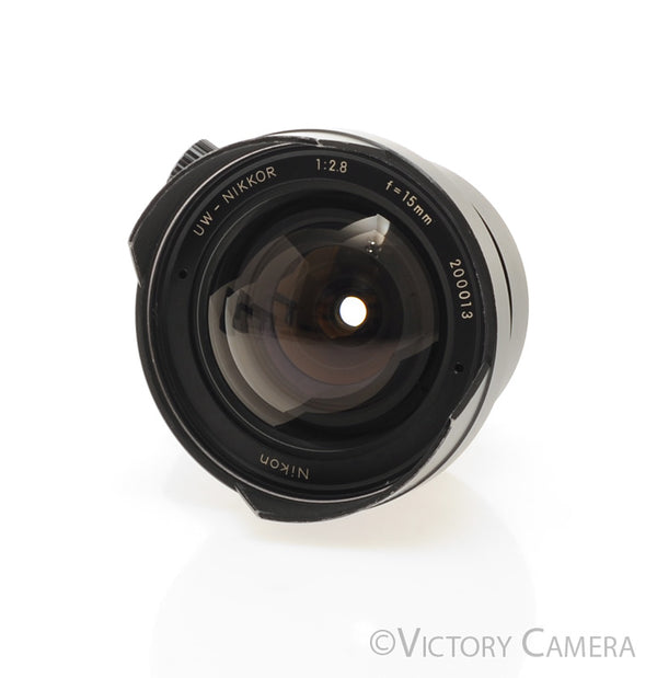 Nikon UW-Nikkor 15mm f2.8 Underwater Lens w/ Finder -Serial #13- [EXC]