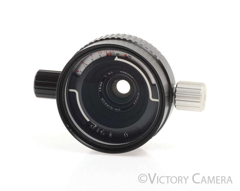 Nikon UW-Nikkor 28mm f3.5 Wide Angle Underwater Prime Lens for Nikonos [EXC+] - Victory Camera