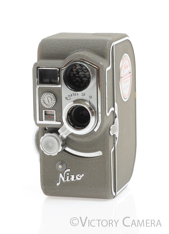 Nizo Exposomat 8 German 8mm Cine Camera w/ 26mm 13mm 6.5mm Lenses [EXC] - Victory Camera