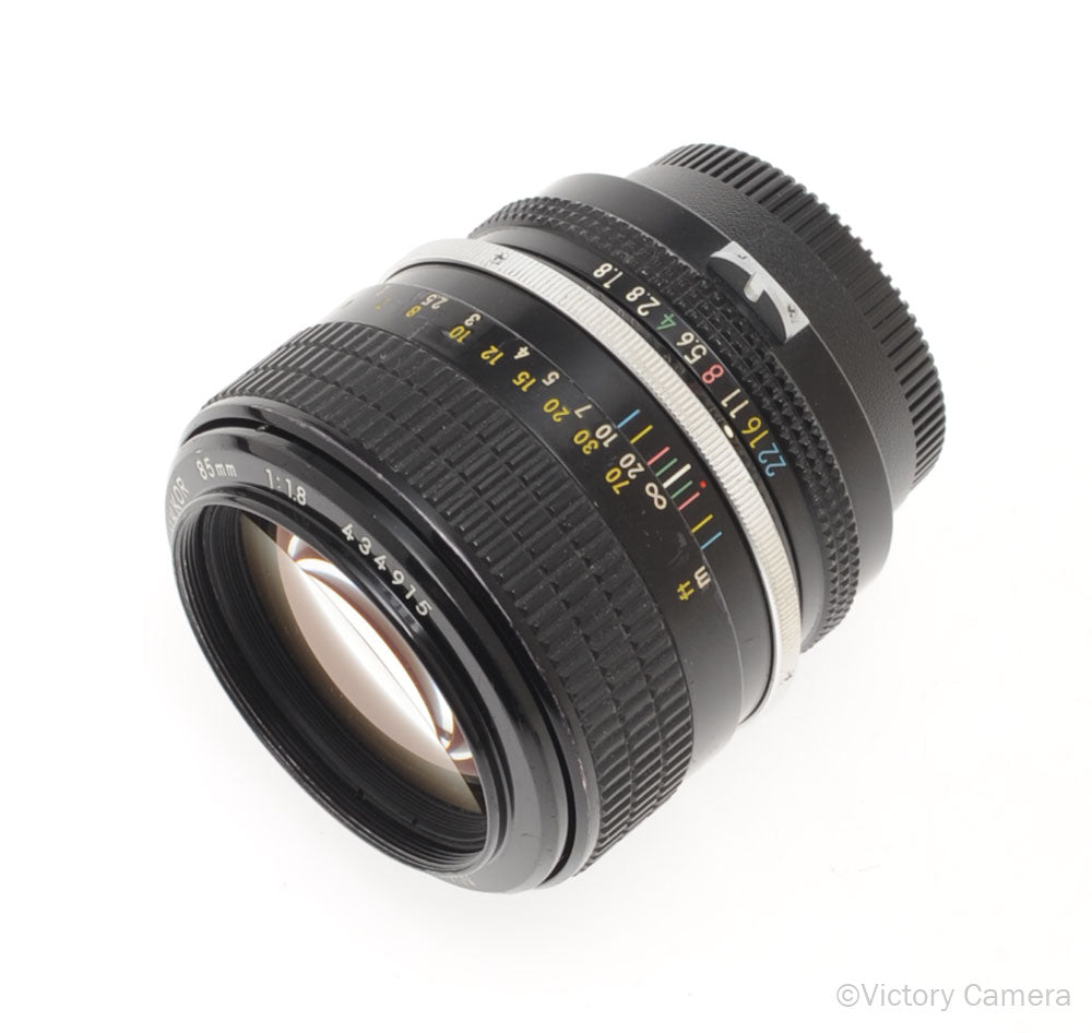 Nikon Nikkor 85mm f1.8 non-AI Portrait Prime Lens (Late Version) [EXC]