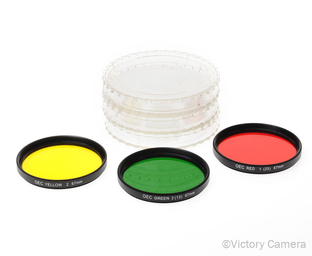 OEC 67mm B&W Filter Kit: Red, Yellow, Green [EXC+]
