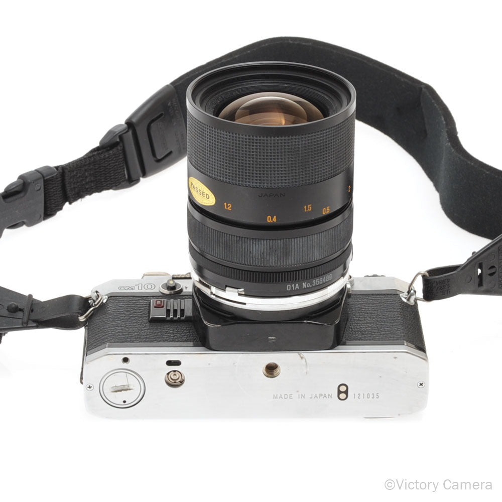 Olympus OM-10 OM10 Chrome 35mm Camera w/ 35-80mm Zoom Lens [EXC] - Victory Camera