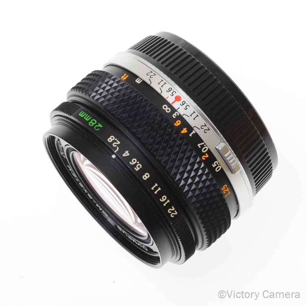 Olympus OM Zuiko Auto-W 28mm f2.8 MC Wide Angle Prime Lens [EXC] image 3