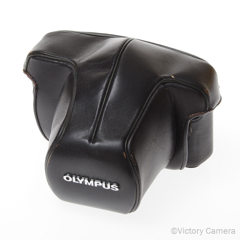 Olympus Original Brown Leather Fitted Ever Ready Case for OM-1, OM-2 [EXC] image 1