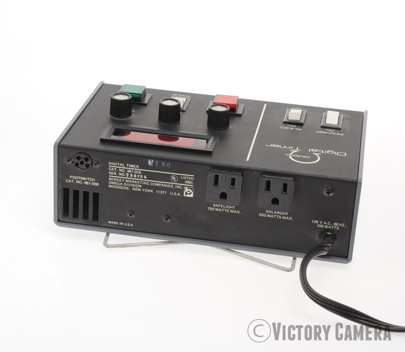 Omega Digital Timer No. 461-016 w/ Foot Switch [EXC] - Victory Camera