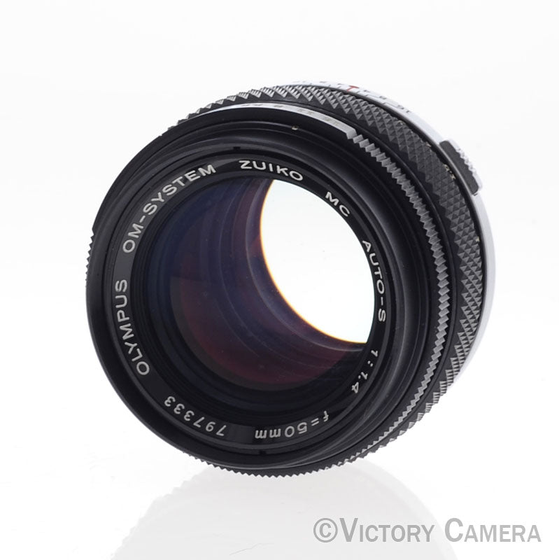 Olympus G.Zuiko 50mm f1.4 Auto-S OM Manual Focus Prime Lens [EXC-] - Victory Camera
