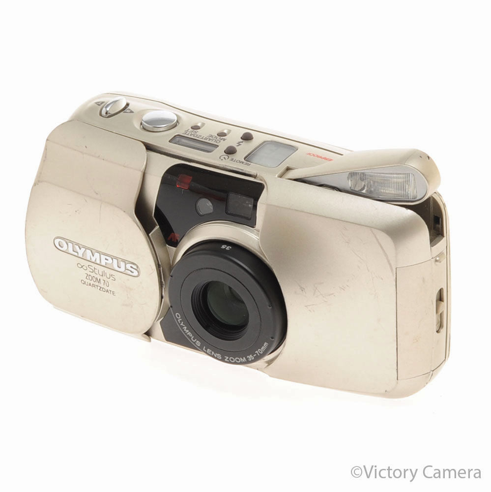 Olympus Stylus Zoom 70 35mm Point & Shoot Film Camera [EXC-] - Victory Camera