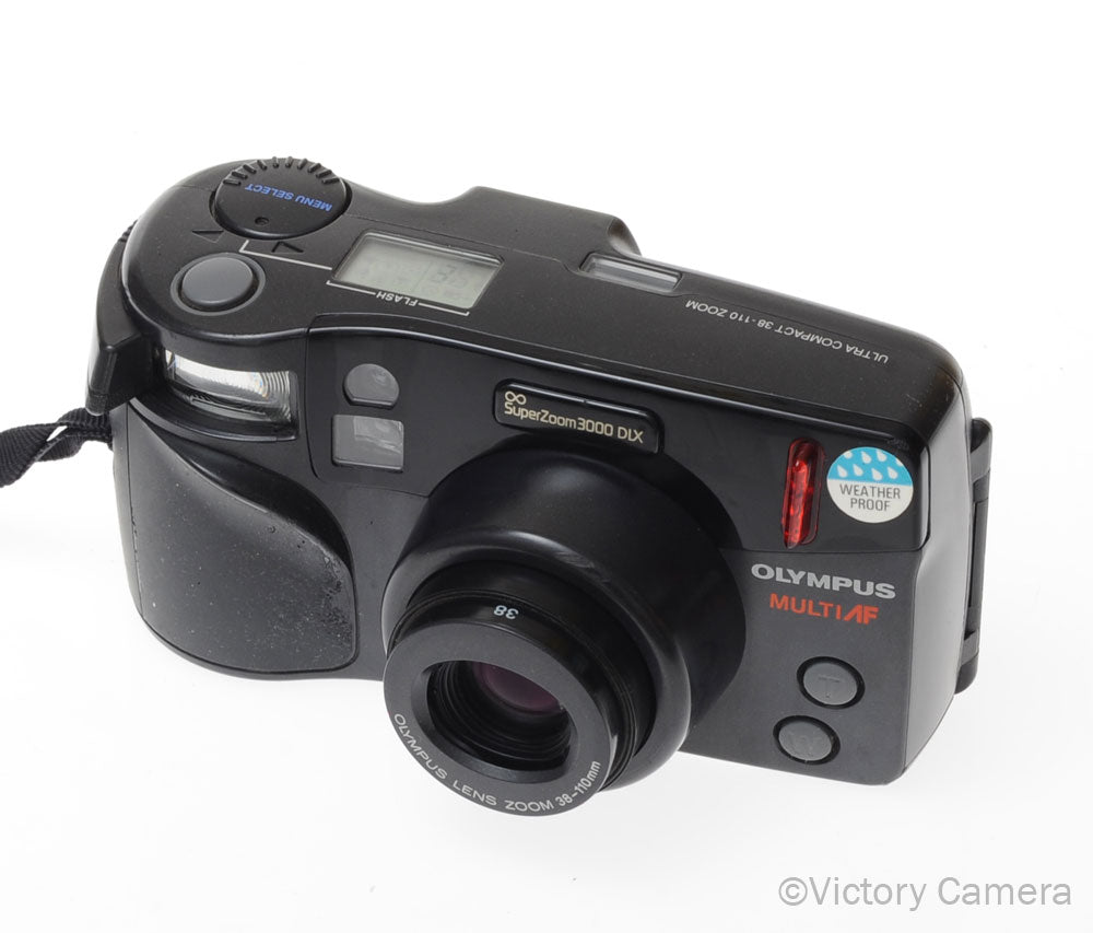 Olympus Superzoom 3000 DLX 35mm Point & Shoot Film Camera [EXC] image 2