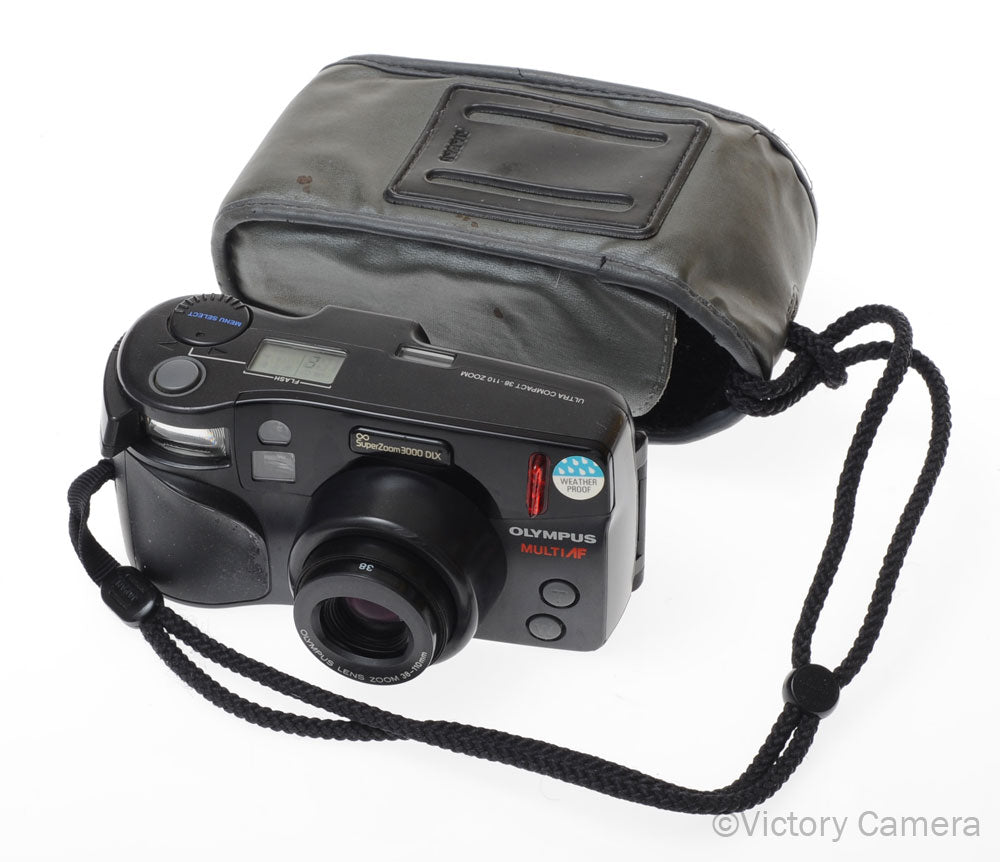 Olympus Superzoom 3000 DLX 35mm Point & Shoot Film Camera [EXC] image 4