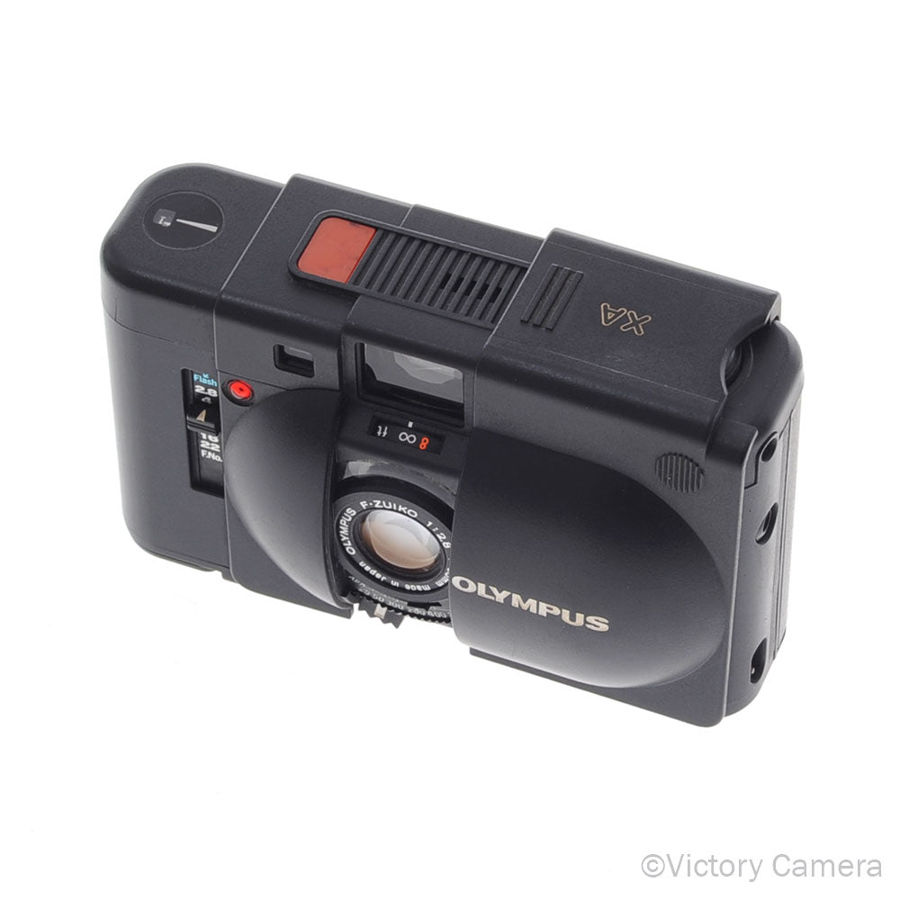 Olympus XA 35mm Rangefinder Film Camera w/ 35mm f2.8 Lens - Victory Camera