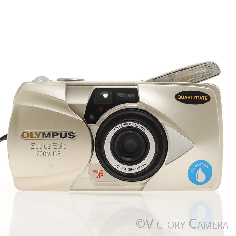 Olympus Stylus Epic Zoom 115 35mm Point & Shoot Film Camera [EXC]