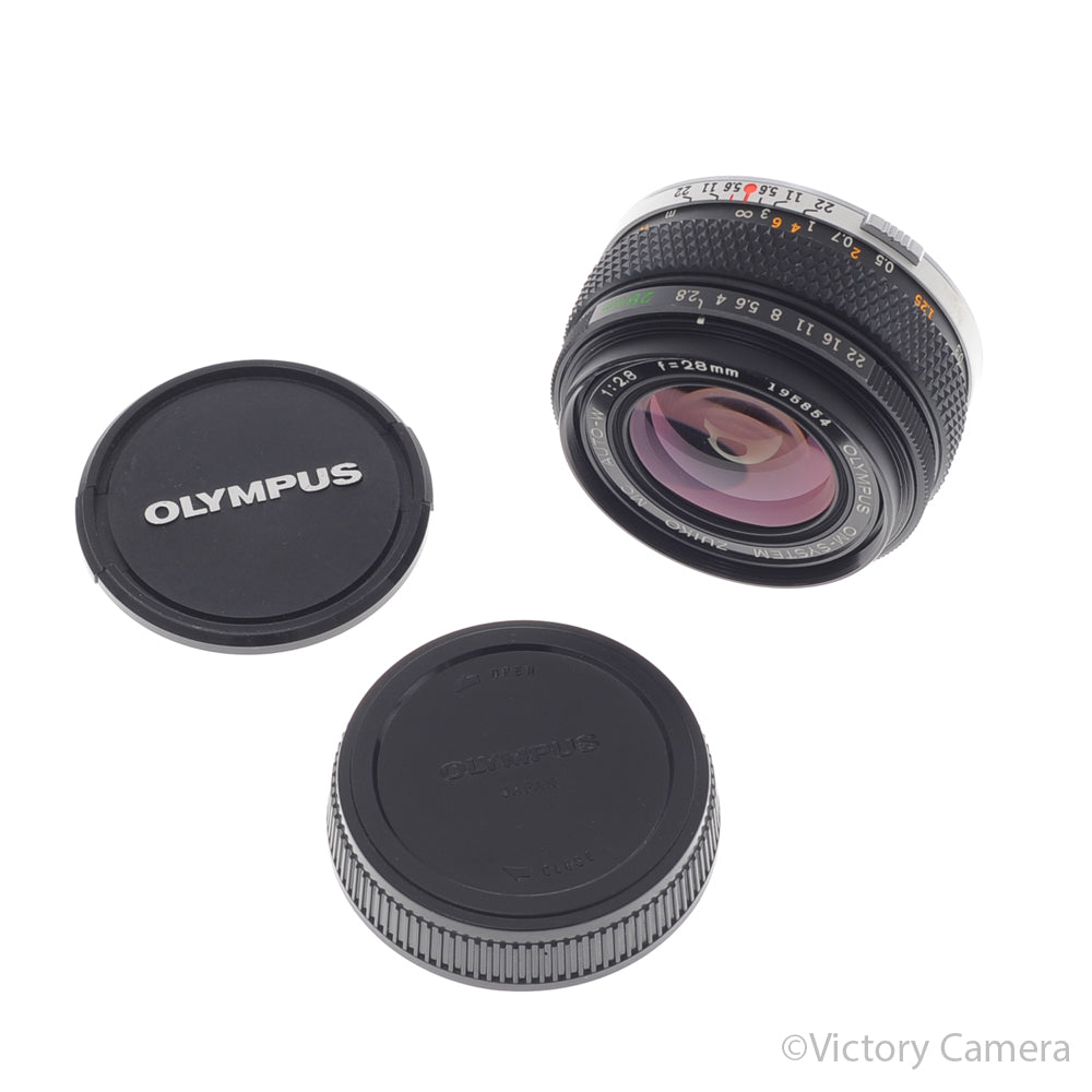 Olympus OM Zuiko Auto-W 28mm f2.8 Wide Angle Prime Lens [EXC+] image 5