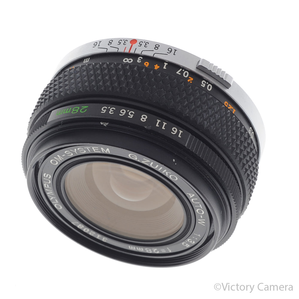 Olympus G.Zuiko 28mm f3.5 Auto-W OM Wide-Angle Prime Lens [EXC] image 1
