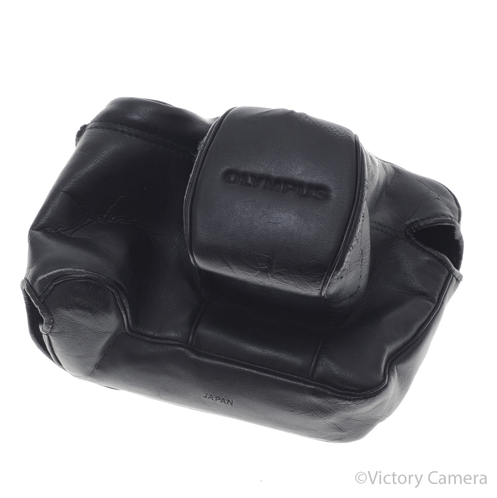 Olympus OM Leather Ever Ready Case for Camera + Motordrive [EXC] image 1