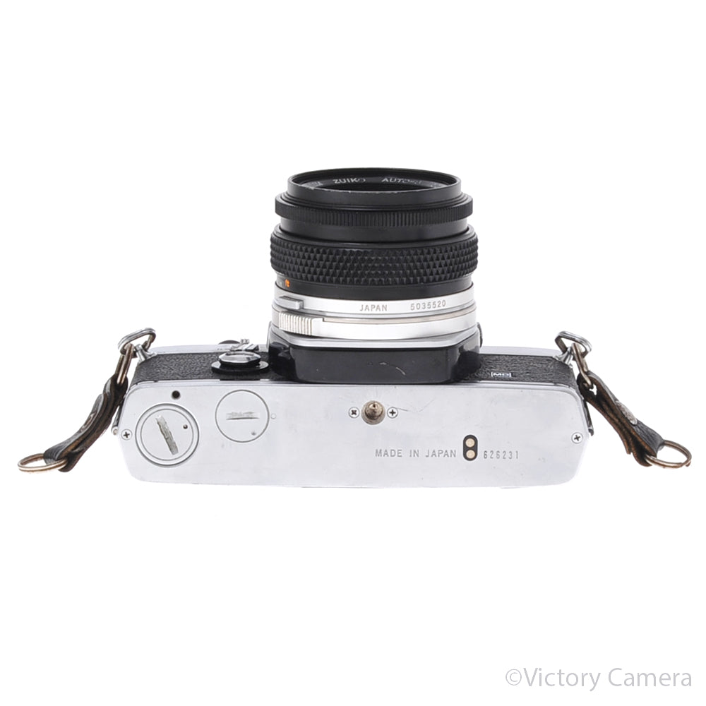 Olympus OM-1 MD Chrome Film Camera Body w/ 50mm f1.8 Lens [BGN] - Victory Camera