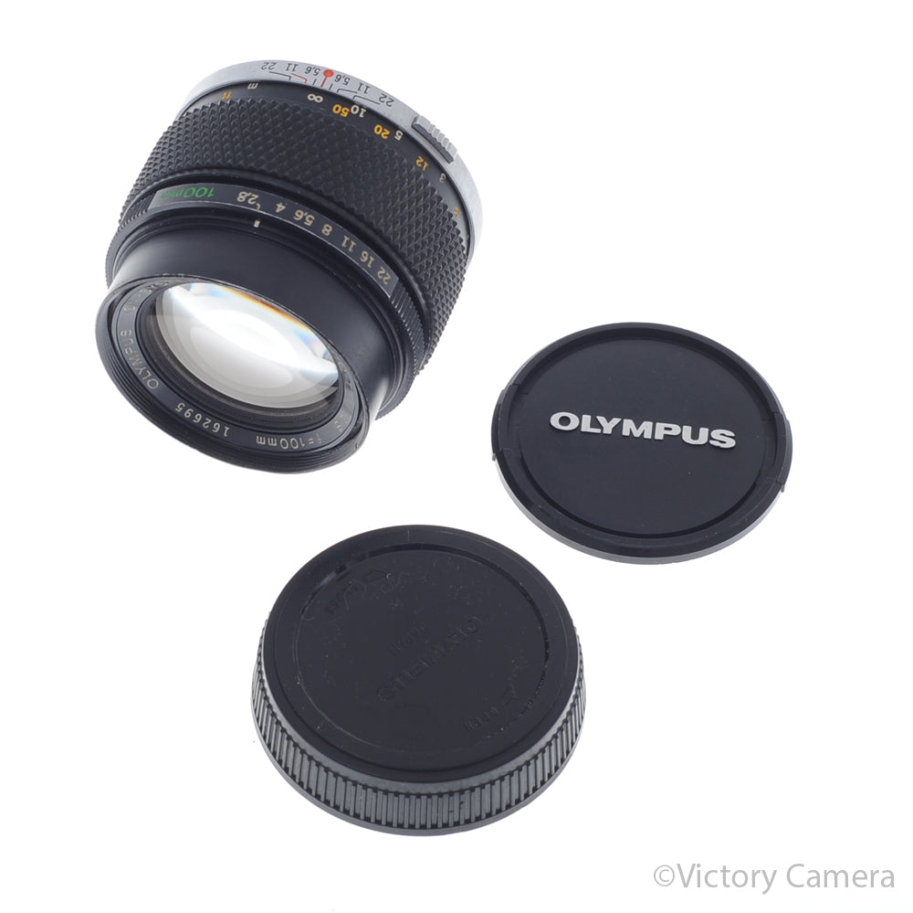 Olympus OM 100mm f2.8 E.Zuiko Telephoto Portrait Prime Lens [GOOD] image 5