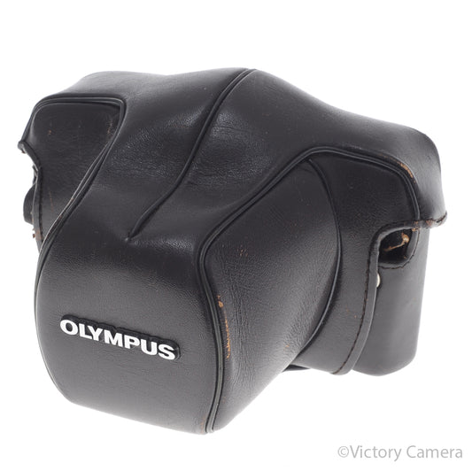 Olympus Original Brown Leather Fitted Ever Ready Case for OM-1, OM [EXC] - Victory Camera