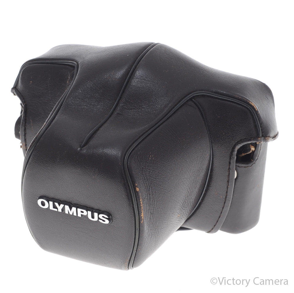 Olympus Original Brown Leather Fitted Ever Ready Case for OM-1, OM [EXC] - Victory Camera