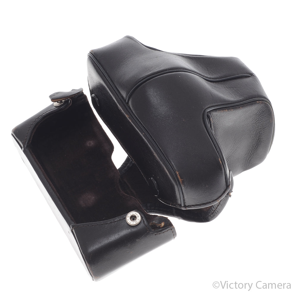 Olympus Original Brown Leather Fitted Ever Ready Case for OM-1, OM [EXC] - Victory Camera