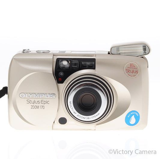 Olympus Stylus Zoom 170 Deluxe All Weather 35mm Point & Shoot Film Camera [EXC+] - Victory Camera