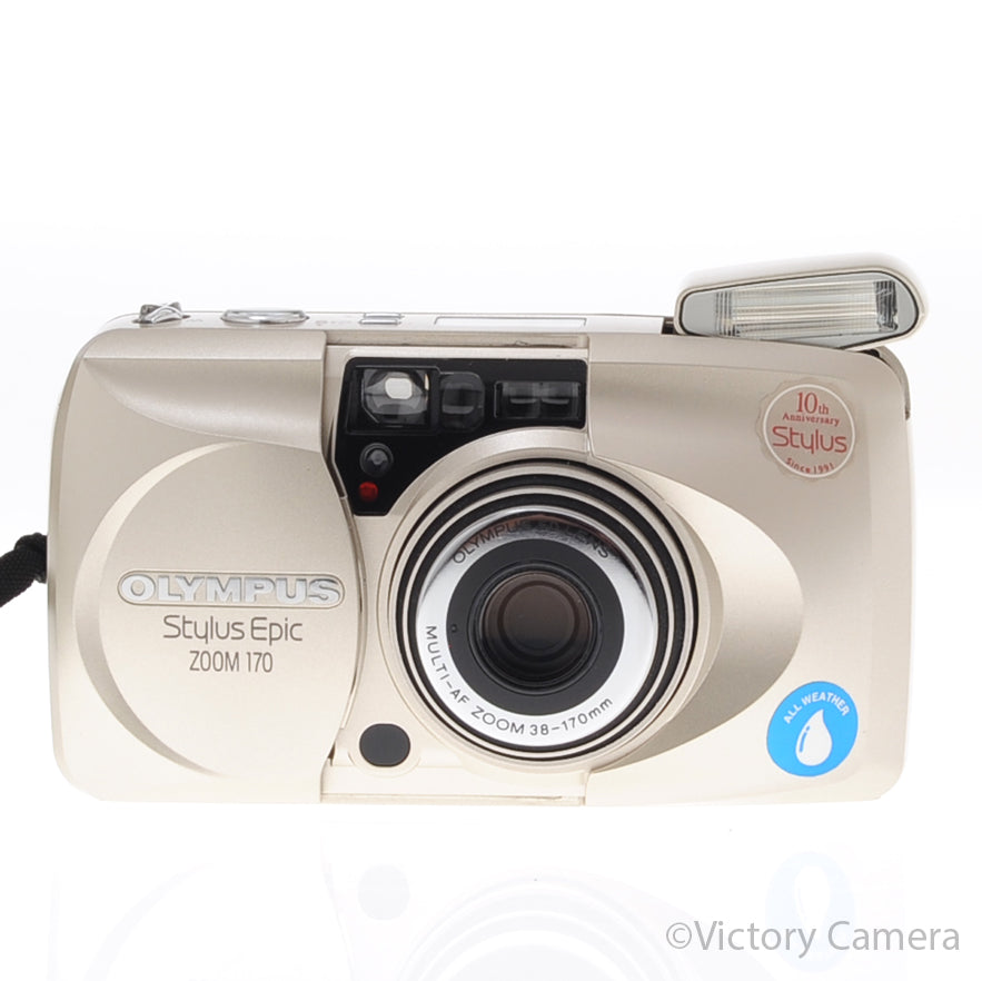 Olympus Stylus Zoom 170 Deluxe All Weather 35mm Point & Shoot Film Camera [EXC+] - Victory Camera