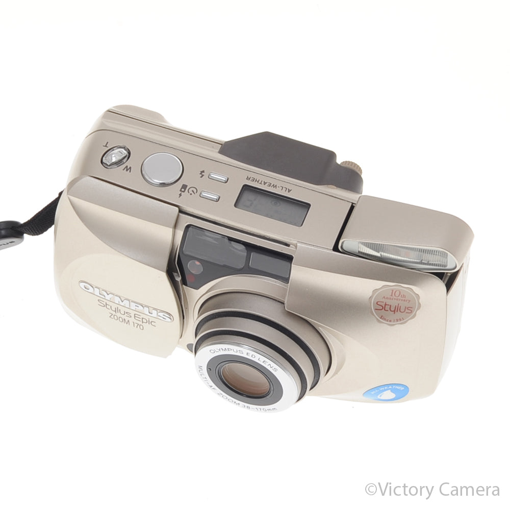 Olympus Stylus Zoom 170 Deluxe All Weather 35mm Point & Shoot Film Camera [EXC+] - Victory Camera