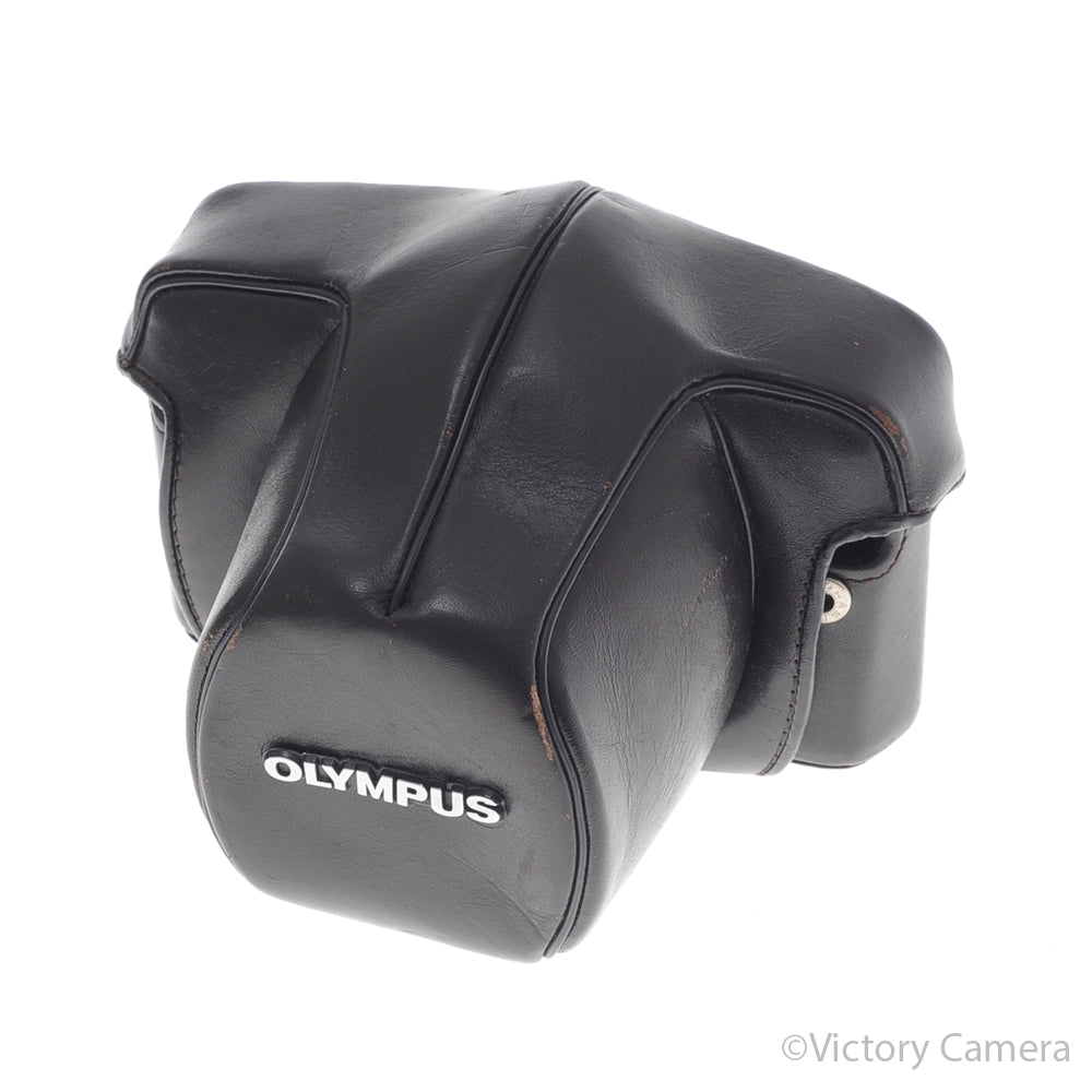 Olympus Original Brown Leather Fitted Ever Ready Case OM-1, OM-2, OM-4 - image 1