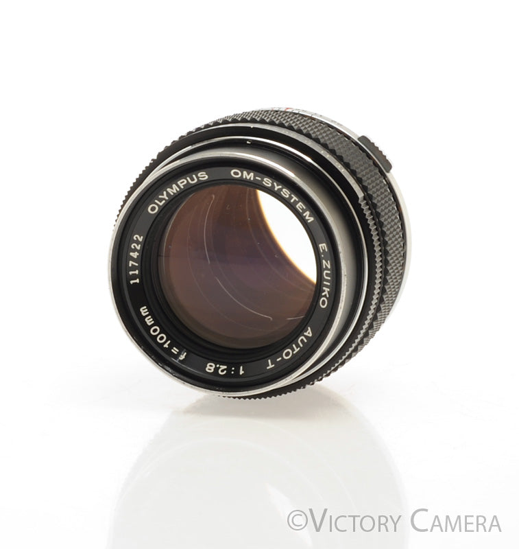 Olympus OM 100mm f2.8 E.Zuiko Telephoto Portrait Prime Lens [EXC-] - Victory Camera