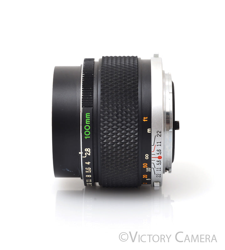 Olympus OM 100mm f2.8 E.Zuiko Telephoto Portrait Prime Lens [EXC-]