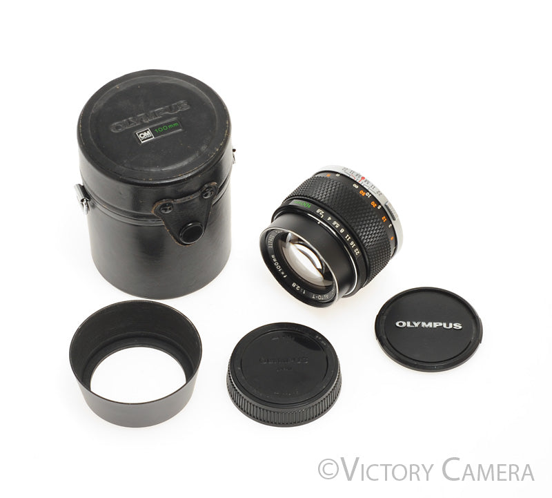 Olympus OM 100mm f2.8 E.Zuiko Telephoto Portrait Prime Lens [EXC-] - Victory Camera